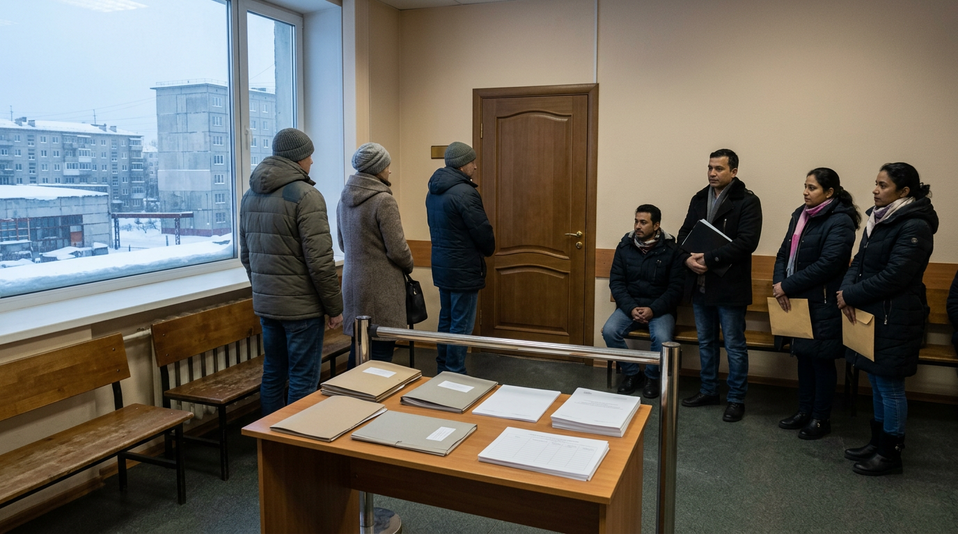 Murmanskdagi chet el fuqarolarining migratsion hisobiga oid ish haqida IIV ma’lumoti (МВД)