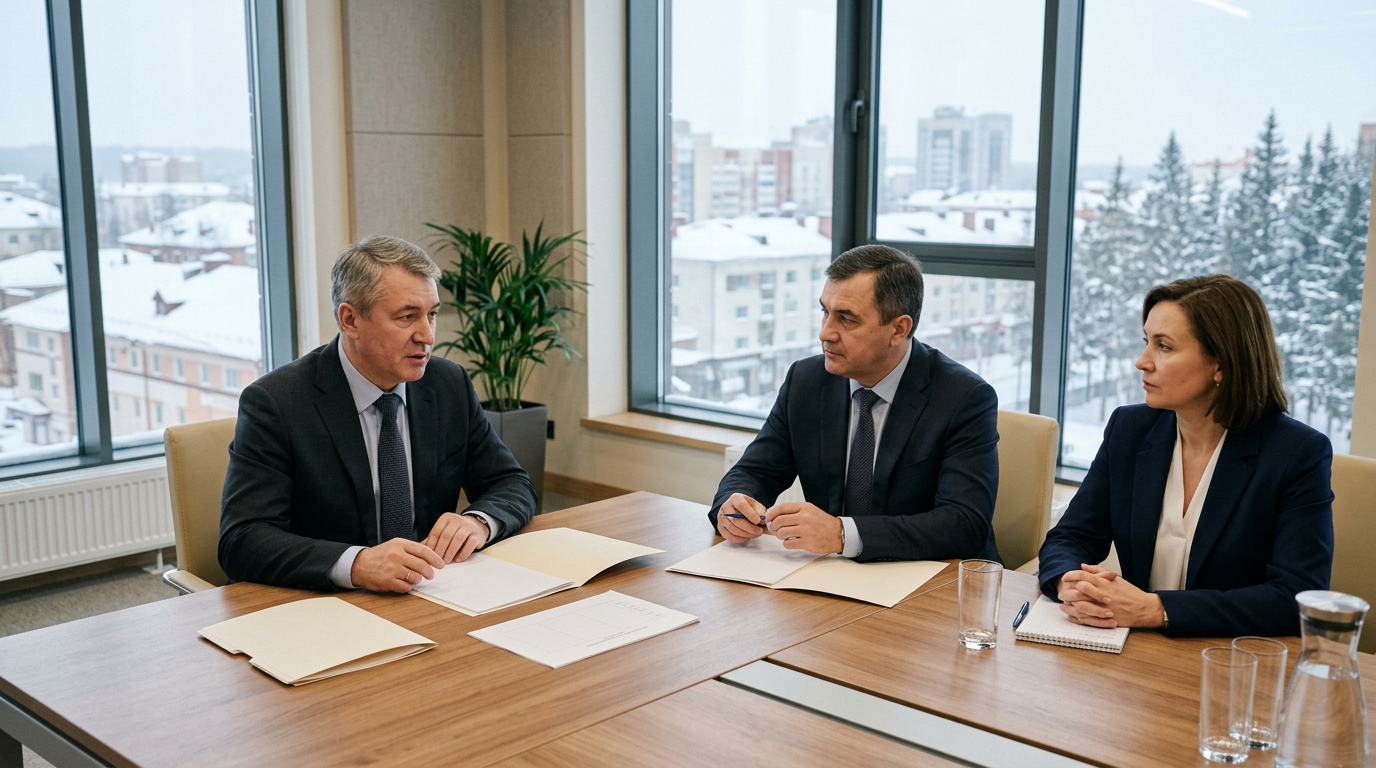 Корманди хориҷӣ ва мутахассиси кадрҳо ҳуҷҷатҳоро месанҷанд